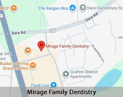 Map image for What Should I Do If I Chip My Tooth in Yorktown, VA